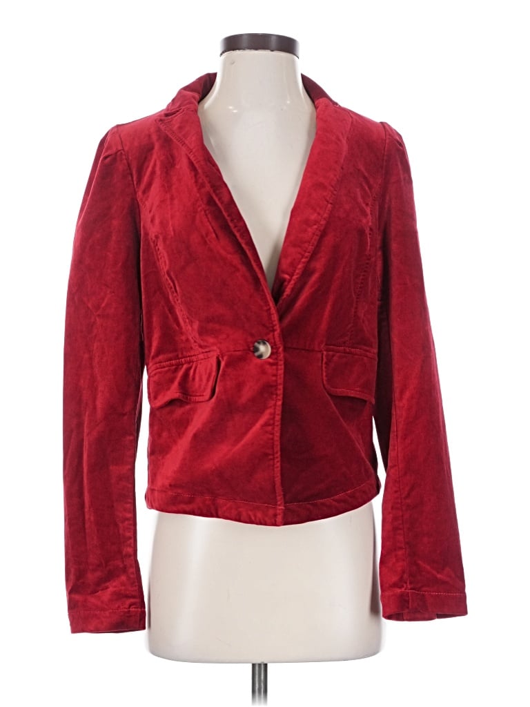 By Anthropologie Blazer Jacket In Red