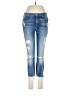 7 For All Mankind Hearts Blue Jeans Size 27 waist - photo 1