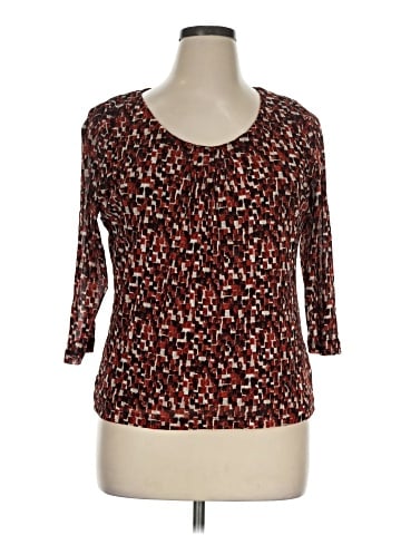 Laura Ashley 3/4 Sleeve Top (view 1)