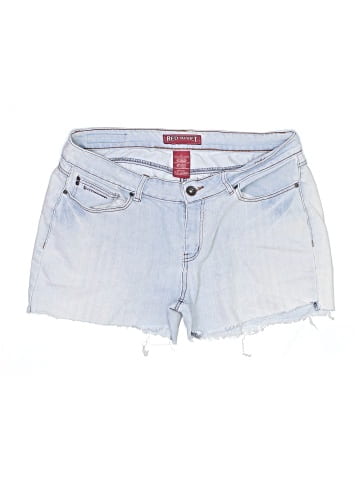 Red Rivet Denim Shorts (view 1)
