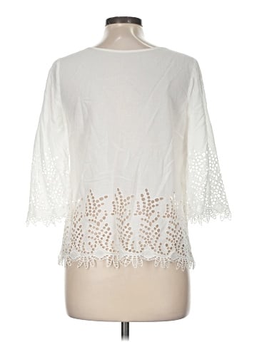 Three Dots 3/4 Sleeve Blouse (view 2)