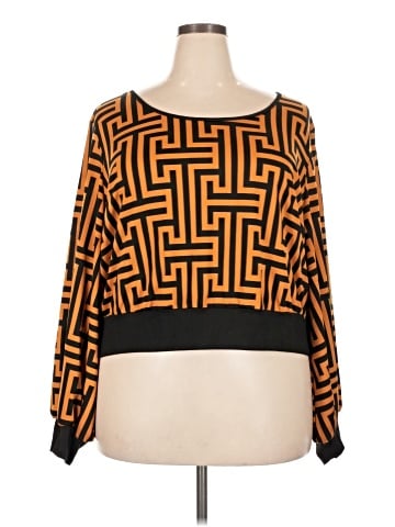 Ashley Stewart Long Sleeve Blouse (view 1)