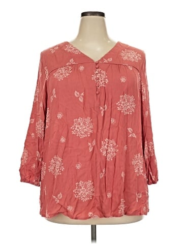 Skies Are Blue 3/4 Sleeve Blouse (view 1)