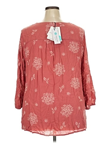 Skies Are Blue 3/4 Sleeve Blouse (view 2)