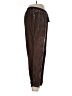 Elevenses Brown Velour Pants Size L - photo 4