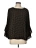 Kasper 100% Polyester Black 3/4 Sleeve Blouse Size L - photo 1