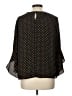 Kasper 100% Polyester Black 3/4 Sleeve Blouse Size L - photo 2
