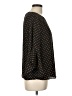 Kasper 100% Polyester Black 3/4 Sleeve Blouse Size L - photo 4