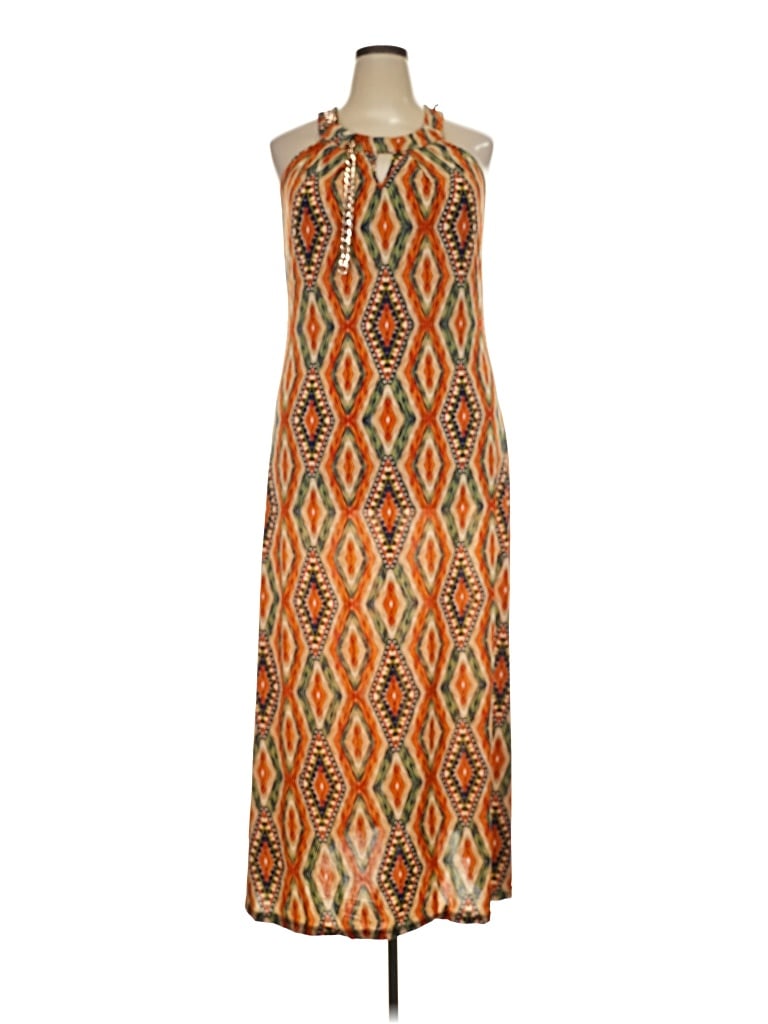 Pre-owned Mlle Gabrielle Casual Dress In Orange