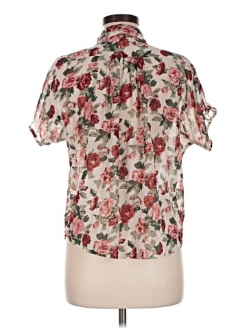 Charlotte Russe Short Sleeve Blouse (view 2)