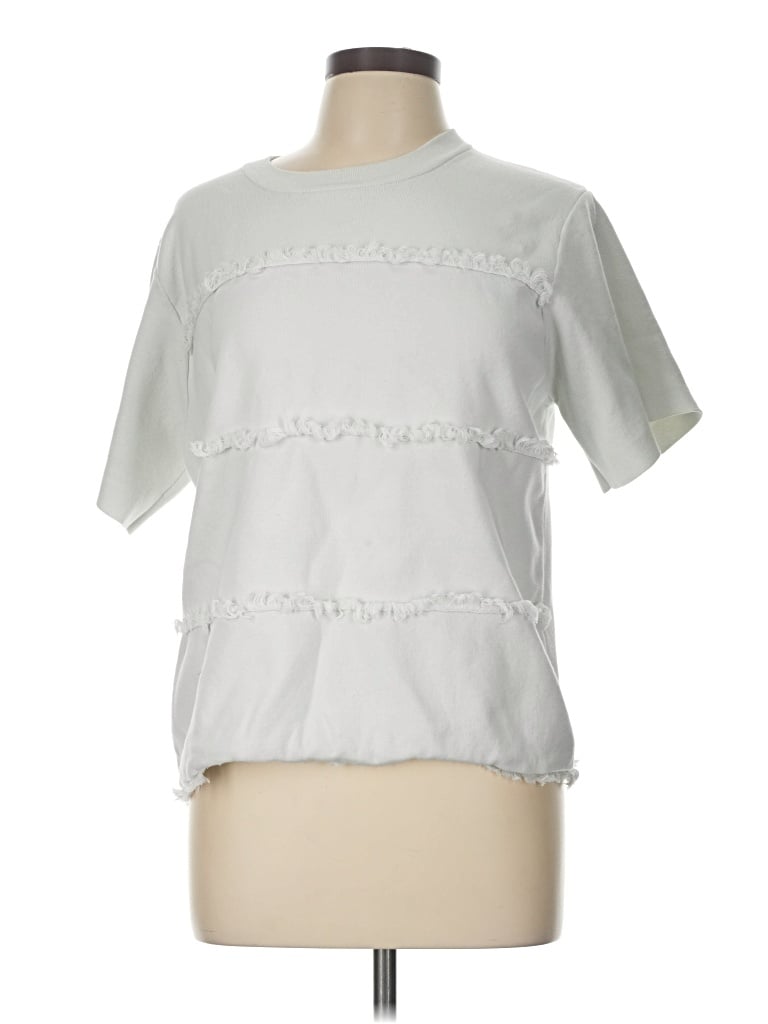 Pre-owned Kate Spade New York Cardigan Sweater In White