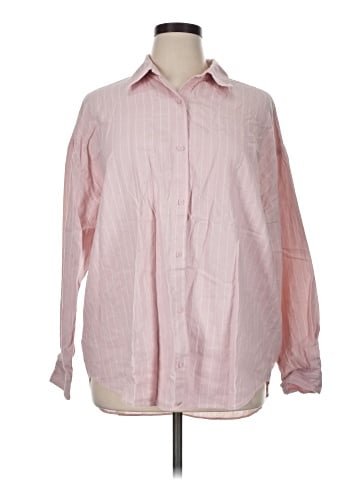 Express Long Sleeve Button-Down Shirt (view 1)