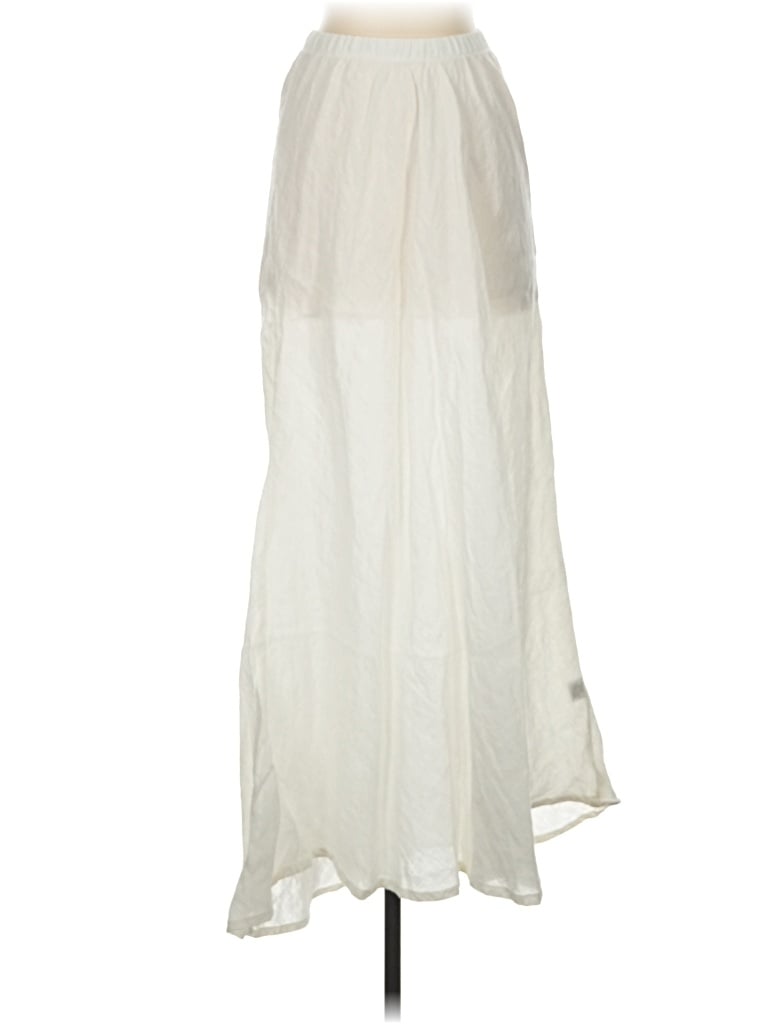 Pre-owned Flax Casual Skirt In Ivory