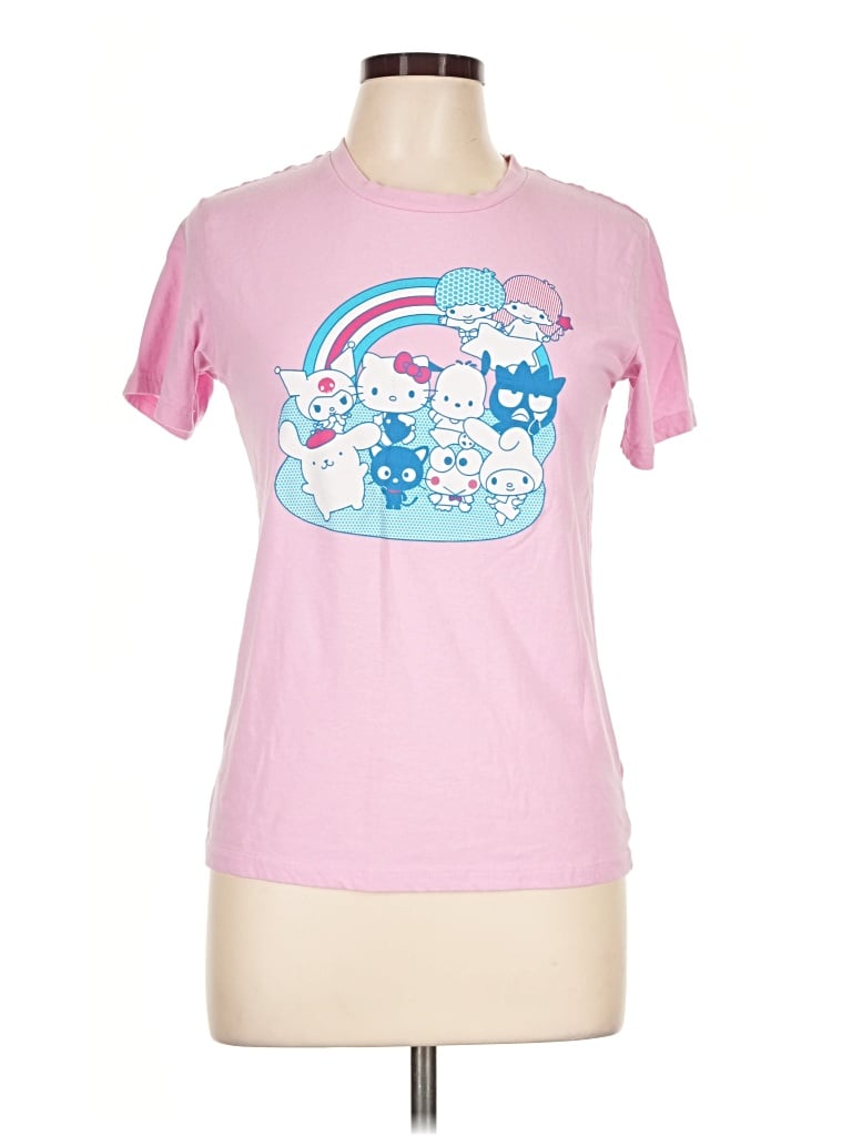 Pre-owned Sanrio Short Sleeve T-shirt In Pink