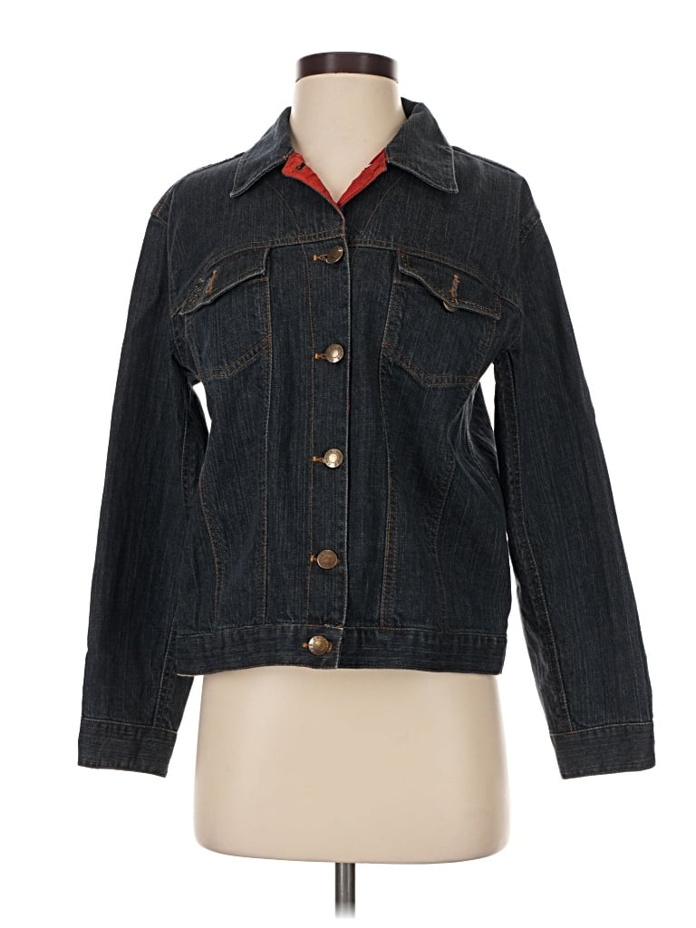 Pre-owned Chico's Denim Jacket In Blue