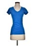 Zella Blue Short Sleeve Top Size S - photo 1