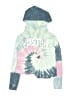 Justice Tie-dye Teal Sweatshirt Size 8 - photo 1