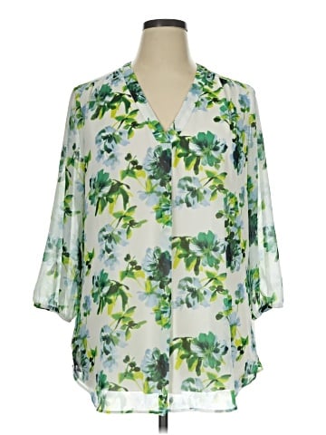 Jones New York 3/4 Sleeve Blouse (view 1)