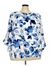 Kasper Blue 3/4 Sleeve Blouse Size 3X - photo 1