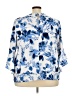 Kasper Blue 3/4 Sleeve Blouse Size 3X - photo 2