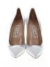 Manolo Blahnik Metallic Silver Heels Size EU 39 1/2 - photo 2