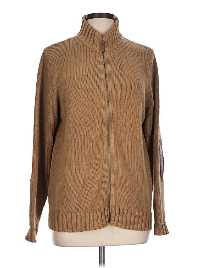Pre-owned Orvis Cardigan Sweater In Brown