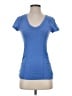 Zella Blue Short Sleeve Top Size S - photo 1