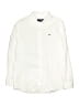 Vineyard Vines Solid Ivory Long Sleeve Button-Down Shirt Size 12 - 14 - photo 1
