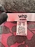 Wisp Print Burgundy Casual Dress Size 24W - photo 7