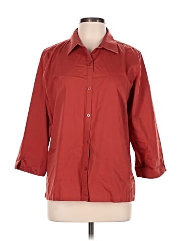 Studio Works 3/4 Sleeve Button-Down Shirt (view 1)