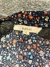 Easel 100% Rayon Blue Short Sleeve Blouse Size L - photo 7