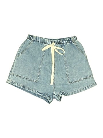 BRONZE SNAKE Denim Shorts (view 1)