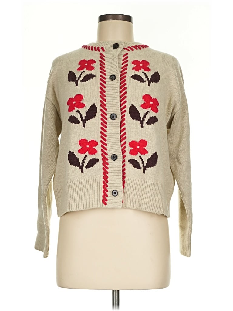 Pre-owned Rails Cardigan Sweater In Tan
