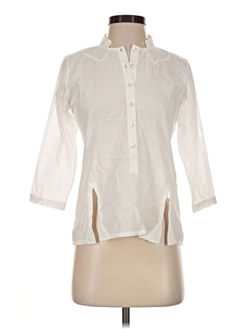 Anokhi 3/4 Sleeve Button-Down Shirt (view 1)