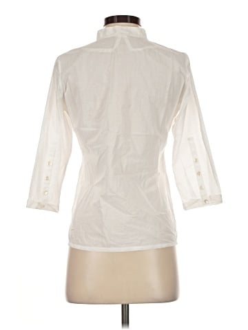 Anokhi 3/4 Sleeve Button-Down Shirt (view 2)