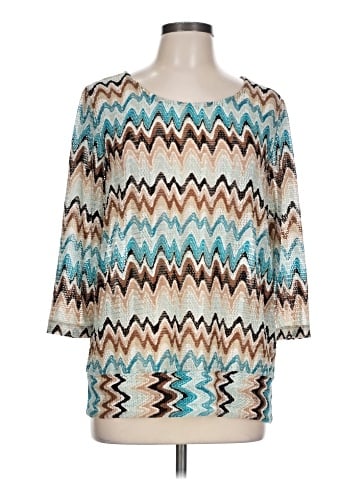 Travelers by Chico's 3/4 Sleeve Blouse (view 1)