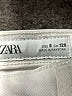 Zara Solid Ivory Jeans Size 8 - photo 3