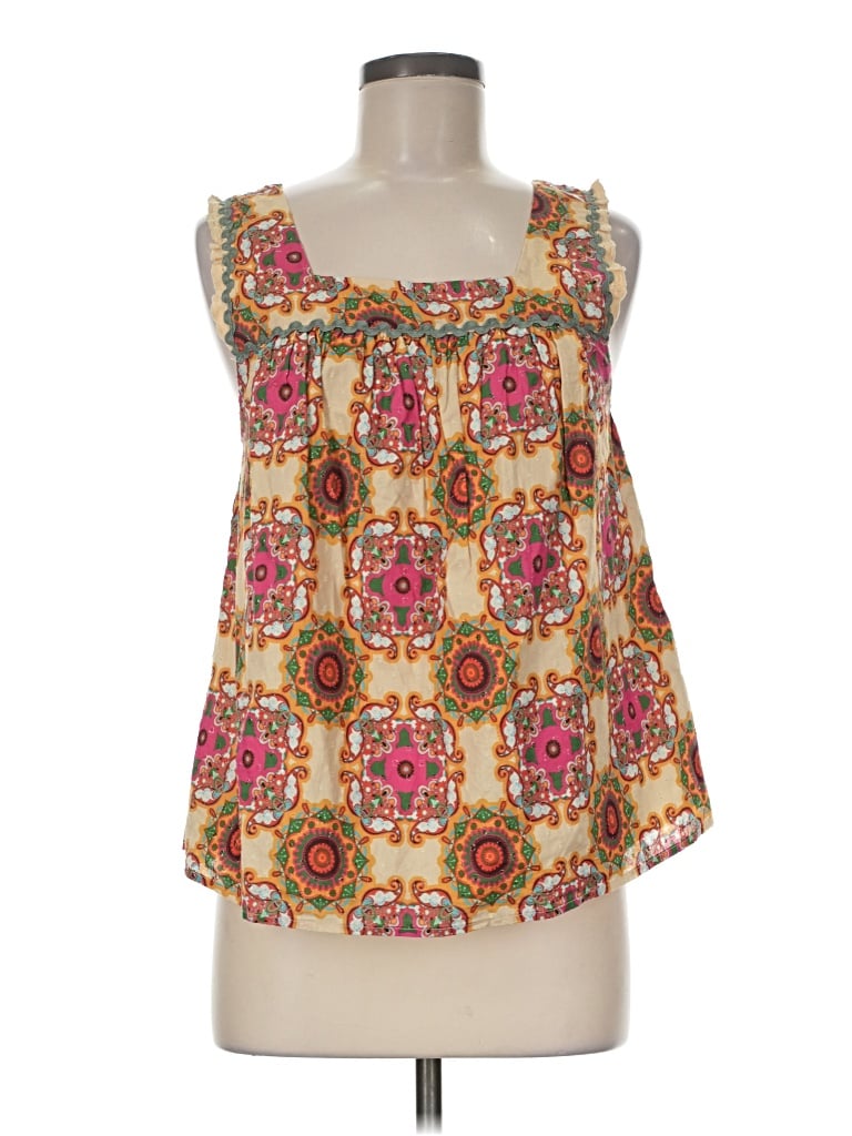 Pre-owned Let Me Be Sleeveless Blouse In Yellow