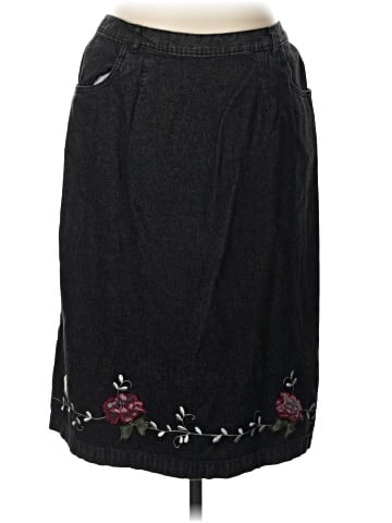 Denim & Co Casual Skirt (view 1)