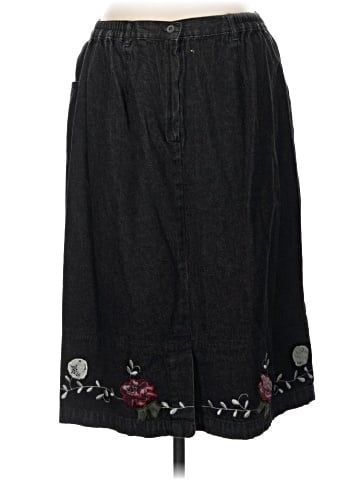Denim & Co Casual Skirt (view 2)