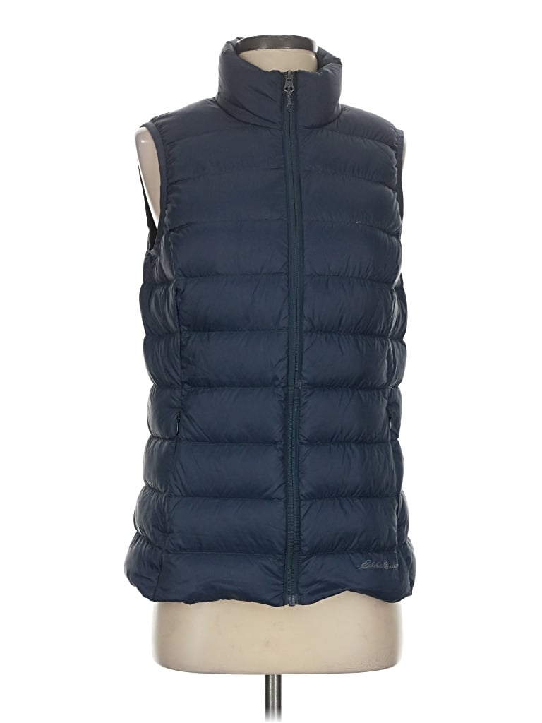Pre-owned Eddie Bauer Vest In Blue