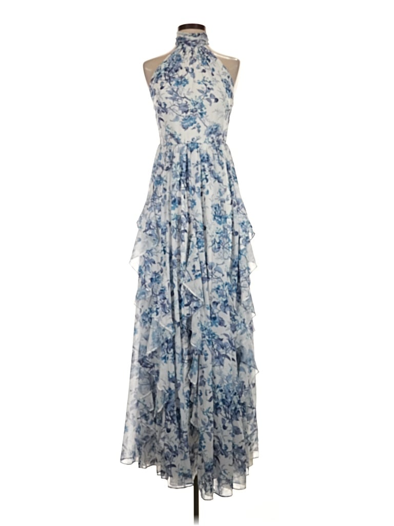 Pre-owned Bhldn Casual Dress In Blue