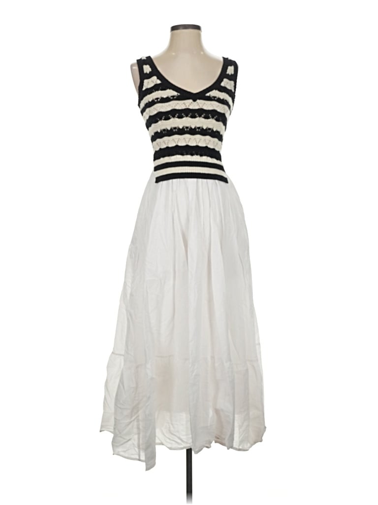 Pre-owned Elan Casual Dress In Ivory
