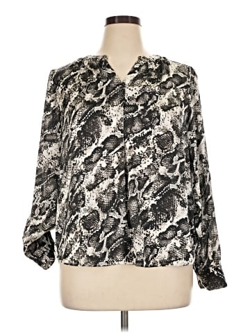 Simply Vera Vera Wang Long Sleeve Blouse (view 1)