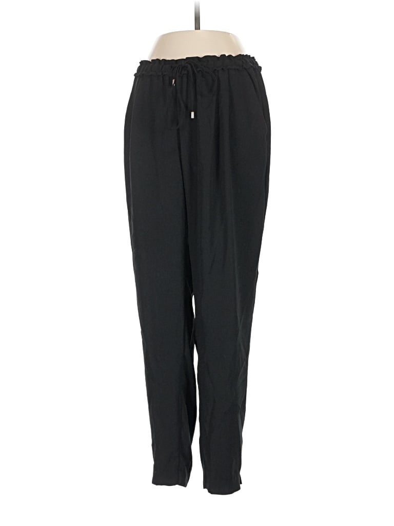 Pre-owned Zara Basic Casual Pants In Black