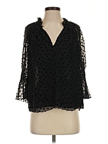 Rebecca Taylor 3/4 Sleeve Silk Top (view 1)