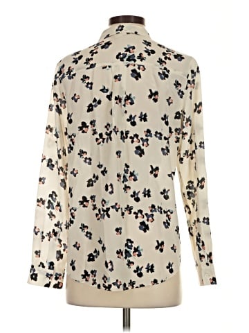 Rebecca Taylor Long Sleeve Silk Top (view 2)