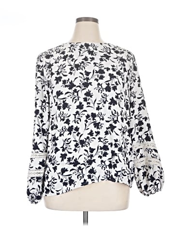 Ann Taylor Long Sleeve Blouse (view 1)