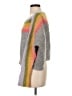 Free People Color Block Gray Poncho Size S - photo 5