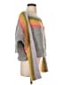 Free People Color Block Gray Poncho Size S - photo 4